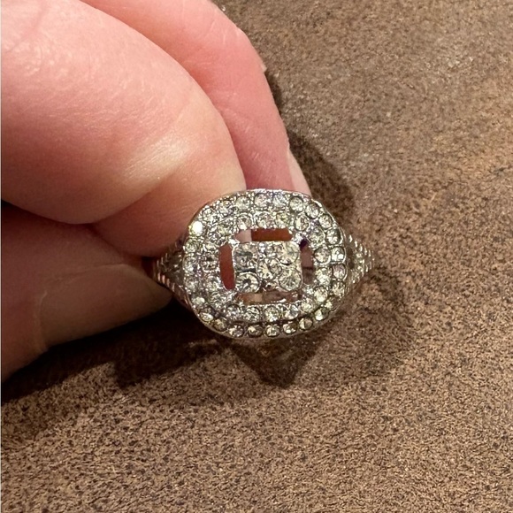 Fashion Ring in silver tone never worn Women’s size 9 - Picture 7 of 7